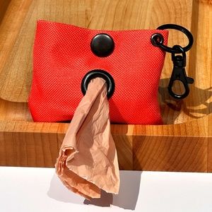 Coral, Waterproof canvas, waste bag holder